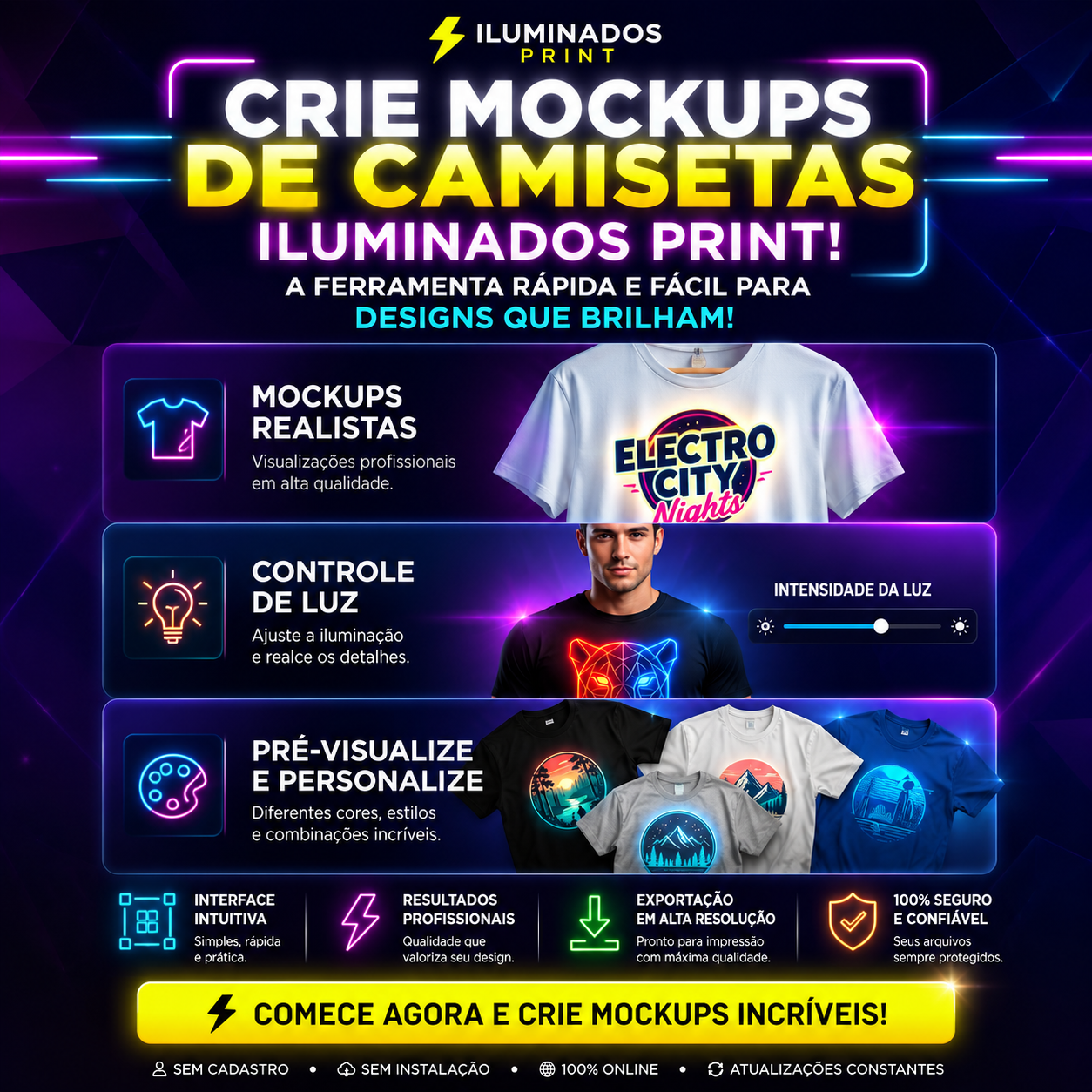 Arte posicionada na Mesa DTF